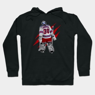 Henrik Lundqvist Skates #30 Claw Hoodie